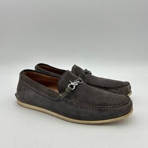 John Varvatos Star USA Dog Clip Loafer Boat Shoes Men's 10 Preppy